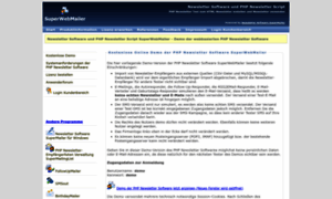 Newsletter-software-php-script.superwebmailer.de thumbnail