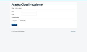 Newsletter.arastta.com thumbnail