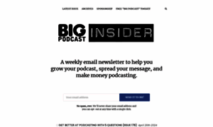 Newsletter.bigpodcast.com thumbnail