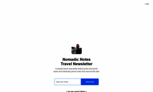 Newsletter.nomadicnotes.com thumbnail
