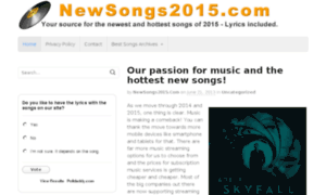 Newsongs2013.net thumbnail