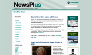 Newsplus.sutterhealth.org thumbnail