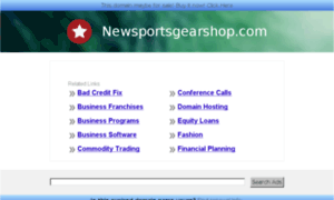 Newsportsgearshop.com thumbnail