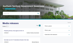 Newsroom.nt.gov.au thumbnail