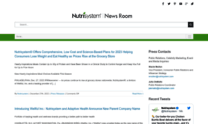Newsroom.nutrisystem.com thumbnail