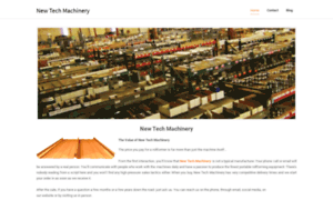 Newtechmachinery.zohosites.com thumbnail