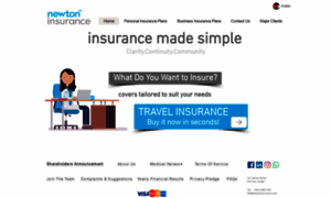 Newtoninsurance.com thumbnail