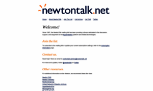 Newtontalk.net thumbnail