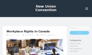 Newunionconvention.ca thumbnail