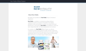 Newvitality.affiliatetechnology.com thumbnail