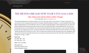 Newyearshiltonchicago.com thumbnail