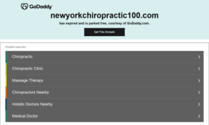 Newyorkchiropractic100.com thumbnail