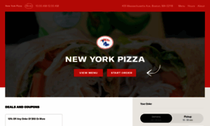 Newyorkpizzabostonmenu.com thumbnail