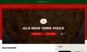 Newyorkpizzamenu.com thumbnail