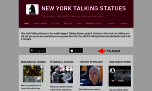 Newyorktalkingstatues.com thumbnail