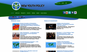 Newyouthpolicy.org thumbnail