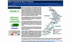 Newzealandbustickets.com thumbnail