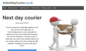 Nextdaycourier.co.uk thumbnail