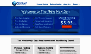 Nextgenwebhosting.com thumbnail