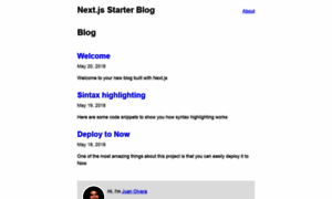 Nextjs-blog-starter.now.sh thumbnail