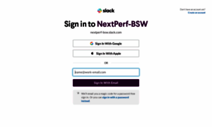 Nextperf-bsw.slack.com thumbnail