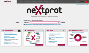 Nextprot.org thumbnail