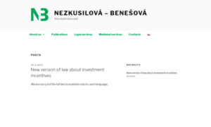 Nezkusilova-benesova.cz thumbnail