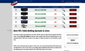 Nfloddsbetting.org thumbnail