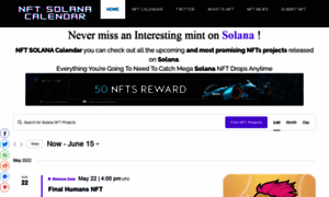 Nftsolanacalendar.com thumbnail