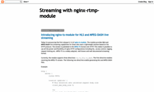 Nginx-rtmp.blogspot.com thumbnail