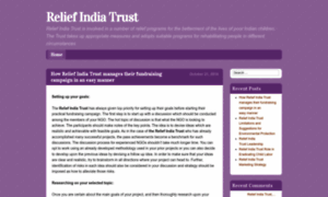Ngoreliefindiatrust.wordpress.com thumbnail