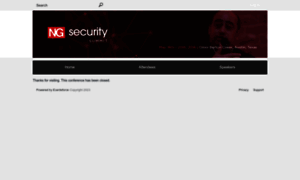 Ngsecuritysummitus.zerista.com thumbnail