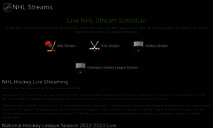 Nhlstream.nu thumbnail