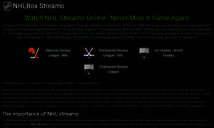 Nhlstreams.me thumbnail