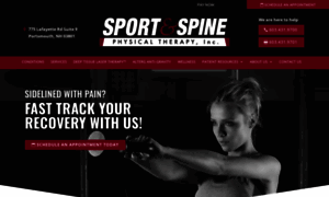 Nhsportandspine.com thumbnail