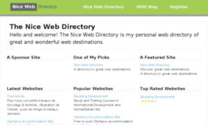 Nicewebdirectory.com thumbnail