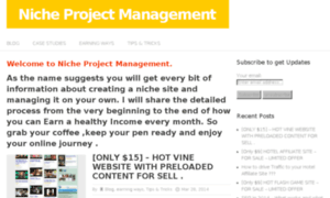 Nicheprojectmanagement.info thumbnail