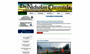 Nicholaschronicle.com thumbnail