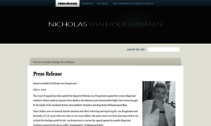 Nicholasvanhoogstraten.com thumbnail
