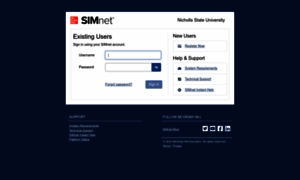 Nicholls.simnetonline.com thumbnail
