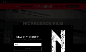 Nickelback.com thumbnail