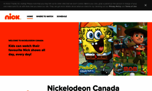 Nickelodeoncanada.com thumbnail