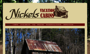 Nickelsvacationcabins.com thumbnail