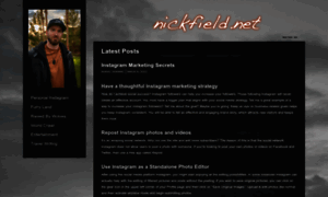 Nickfield.net thumbnail