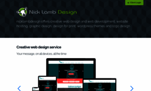 Nicklambdesign.com thumbnail