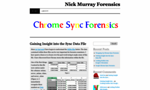 Nickmurrayforensics.wordpress.com thumbnail