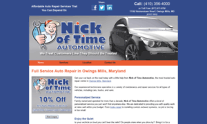 Nickoftimeautomotive.com thumbnail