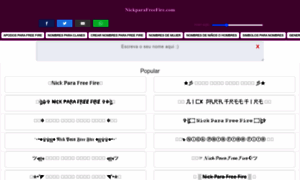 Nickparafreefire.com thumbnail