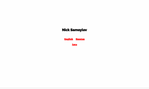 Nicksamoylov.com thumbnail