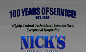 Nicksautobodyinc.com thumbnail